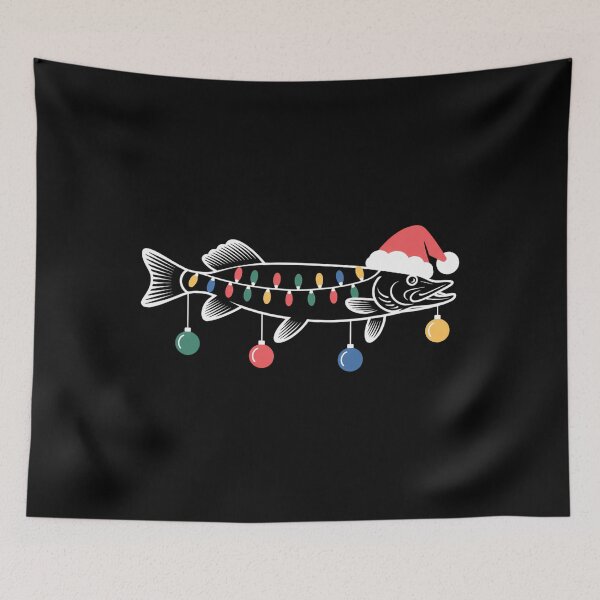 Item preview, Muskie Fishing Christmas Santa Fisherman designed and sold by August4Laughs25.