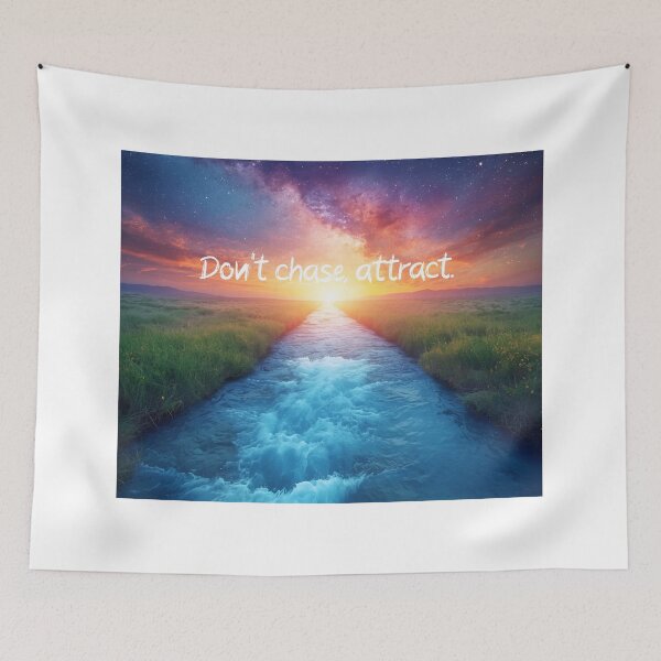 Item preview, Don't chase, attract  designed and sold by LaughandLaugh.