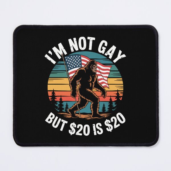 Item preview, USA Flag Bigfoot Funny Meme Joke designed and sold by blueyeeti.