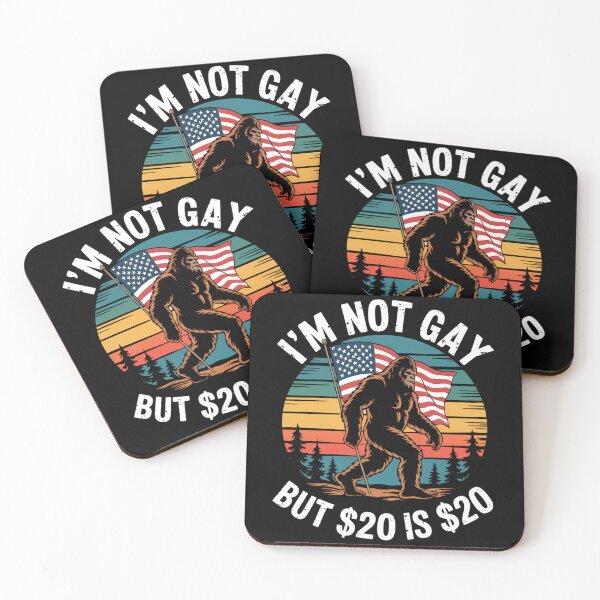 Item preview, USA Flag Bigfoot Funny Meme Joke designed and sold by blueyeeti.