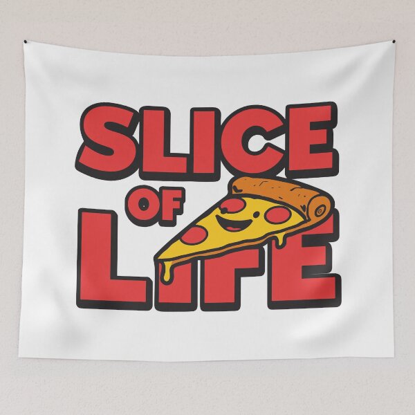 Item preview, Enjoy a slice of life with this happy pizza, perfect for pizzeria promotions, food blogs, and fun designs designed and sold by DigitalGraphic1.