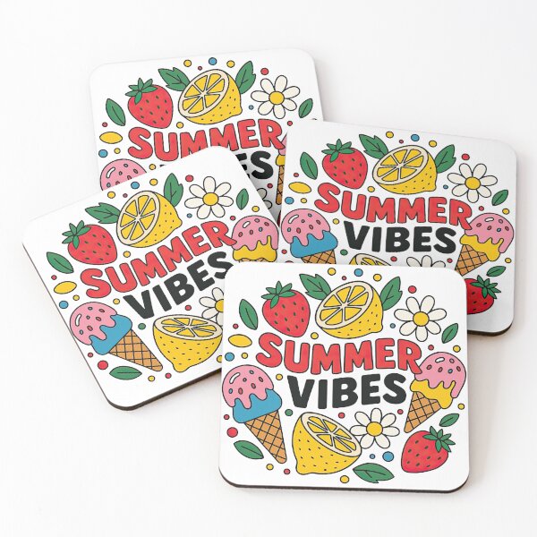 Item preview, Playful Summer Vibes with Fruits and Ice Cream Design designed and sold by ArtfulWeave.