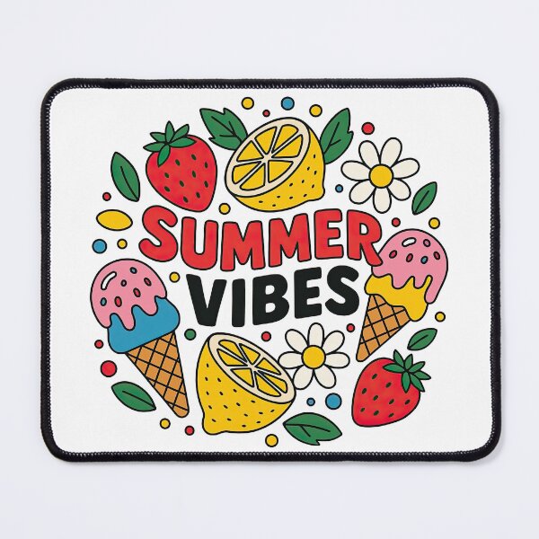 Item preview, Playful Summer Vibes with Fruits and Ice Cream Design designed and sold by ArtfulWeave.