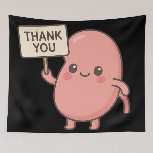 Item preview, Kidney Transplant - cute kidney designed and sold by DamioPolArt.