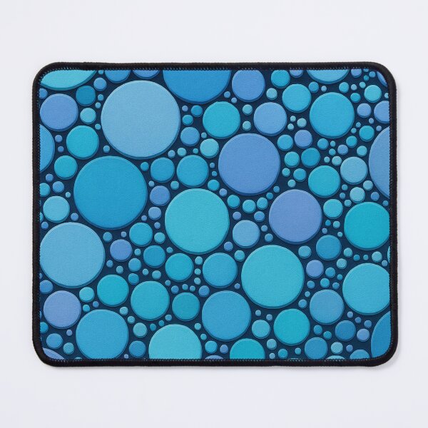 Aperçu de l'œuvre Fou de points (bleu aqua) créée et vendue par SmashedApples.