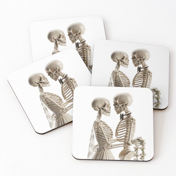 Item preview, Eternal Love Skeleton Couple designed and sold by ArtQueen777.
