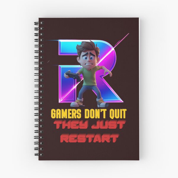 Item preview, Gamers Don't Quit. They just Restart designed and sold by RonPaulHappyGamer.