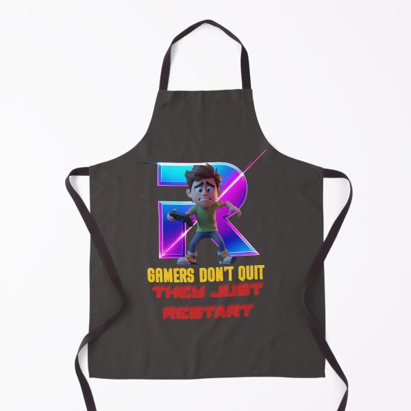 Item preview, Gamers Don't Quit. They just Restart designed and sold by RonPaulHappyGamer.