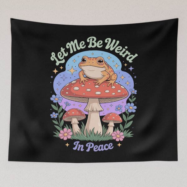 Item preview, Aesthetic Gothic Funny Cute Frog designed and sold by CookWorldLaughs.