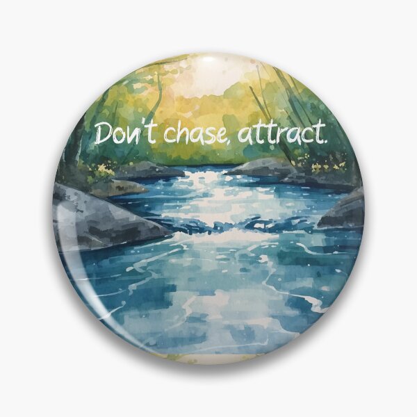 Item preview, Don't chase, attract  designed and sold by LaughandLaugh.