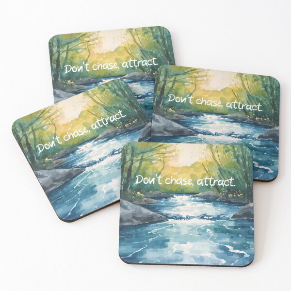 Item preview, Don't chase, attract  designed and sold by LaughandLaugh.
