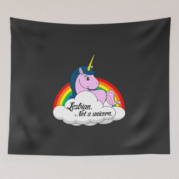 Item preview, Lesbian. Not a Unicorn. designed and sold by brenda-lee.