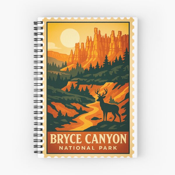 Item preview, Vintage Stamp Bryce Canyon National Park Utah designed and sold by astriebatik.
