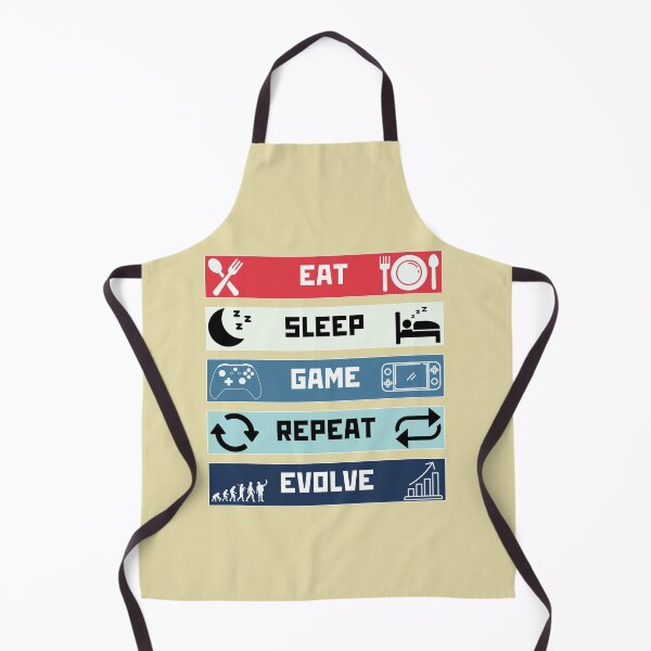 Item preview, Eat, Sleep, Game, Repeat, Evolve designed and sold by RonPaulHappyGamer.