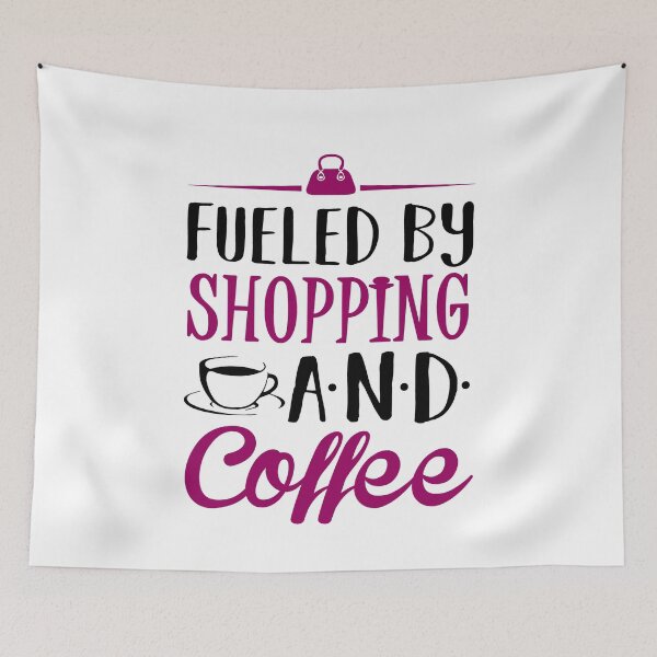 Item preview, Fueled by Shopping and Coffee designed and sold by KsuAnn.