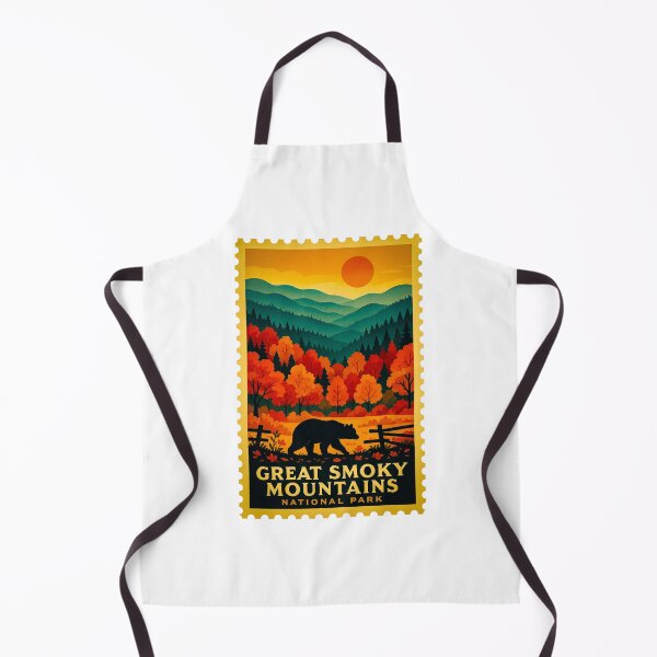 Item preview, Vintage Stamp Great Smoky Mountains National Park designed and sold by astriebatik.