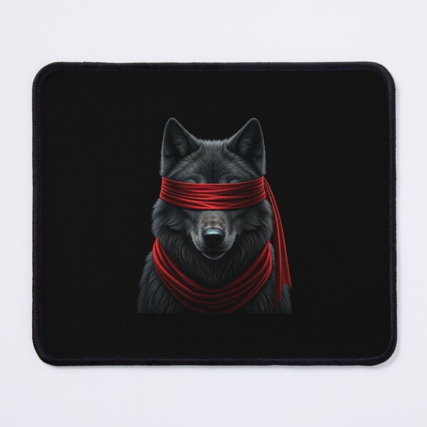Item preview, Blindfolded Wolf – Dark Power and Hidden Mystery designed and sold by PixelVibe782.