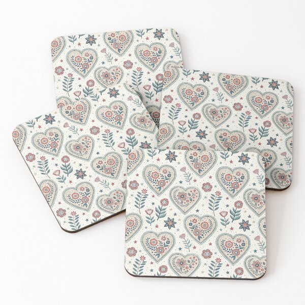 Item preview, Cozy Nordic Hearts designed and sold by Shuga-Design.