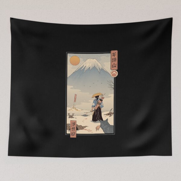 Item preview, Samurai of Mount Yotei — Ukiyo-e Japanese Art Print designed and sold by vincenttrinidad.