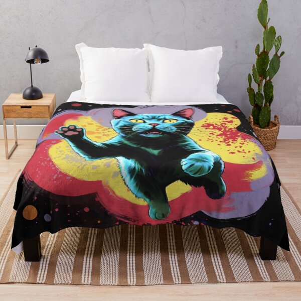 Item preview, Galaxy Cat Through A Wormhole designed and sold by She Wears Flannel.