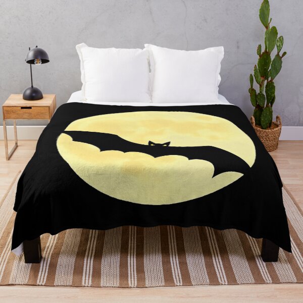 Item preview, Scary bat and the moon design for Halloween designed and sold by Merrylands Artshop.