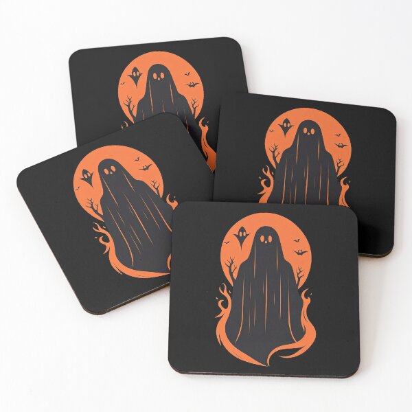 Item preview, Floating ghost design for Halloween designed and sold by Merrylands Artshop.