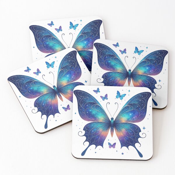 Item preview, Galaxy Butterfly with Stars and Cosmic Wings designed and sold by ArtfulWeave.