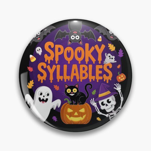 Item preview, Spooky syllables designed and sold by Tom-Apex-Art.