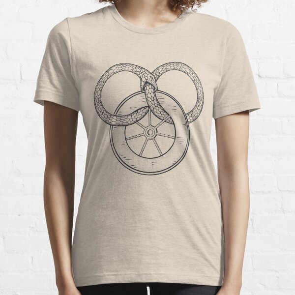 The Snake and the Wheel Essential T-Shirt