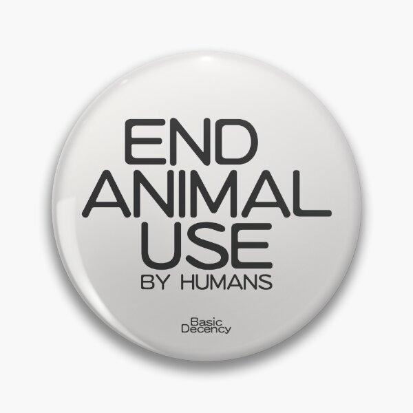 Item preview, END ANIMAL USE Charcoal designed and sold by BasicDecency.