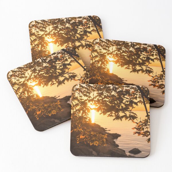 Item preview, Autumn Sunrise in Burnt Umber and Brushed Gold designed and sold by Georgia Mizuleva.