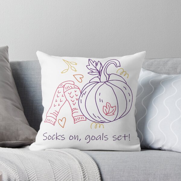 Item preview, Cozy autumn socks and pumpkin motivational design designed and sold by olenapetol.