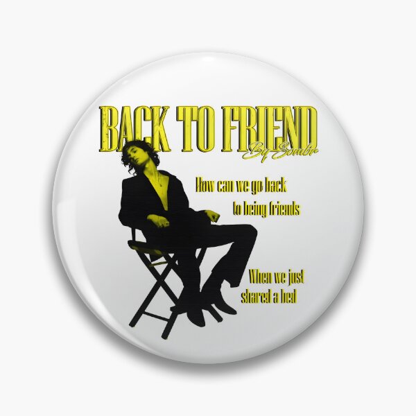 Item preview, Sombr “Back to Friend” Lyric Poster | Vintage Yellow & Black Indie Art designed and sold by Ariella Whitney.