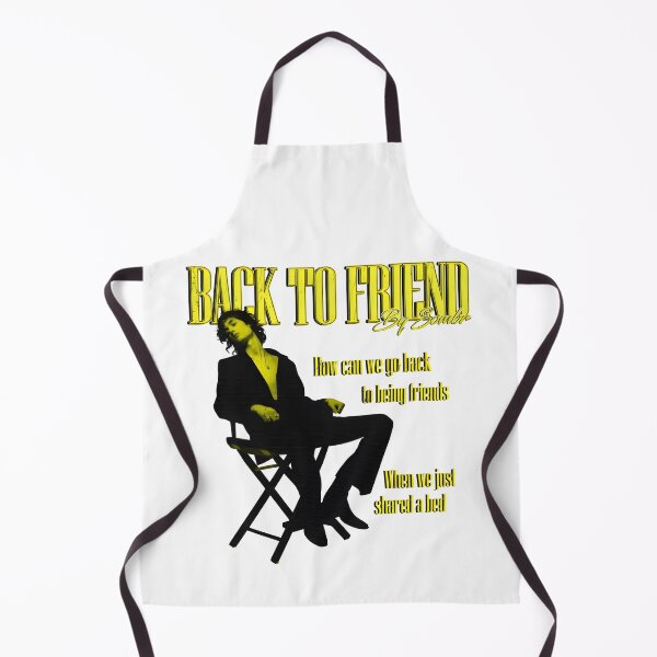 Item preview, Sombr “Back to Friend” Lyric Poster | Vintage Yellow & Black Indie Art designed and sold by Ariella Whitney.