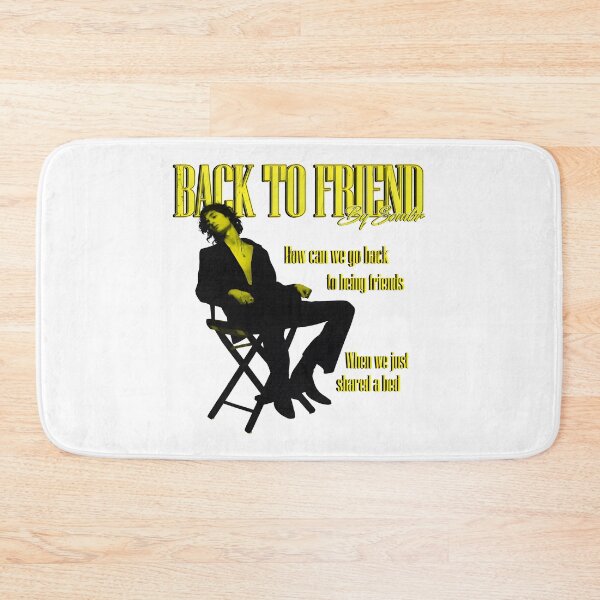 Item preview, Sombr “Back to Friend” Lyric Poster | Vintage Yellow & Black Indie Art designed and sold by Ariella Whitney.