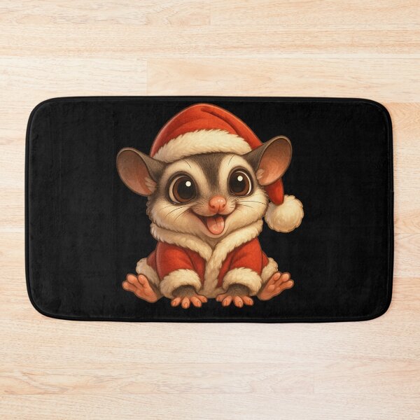 Item preview, Cute Sugar Glider Santa Christmas Design designed and sold by JerdbordinShop.