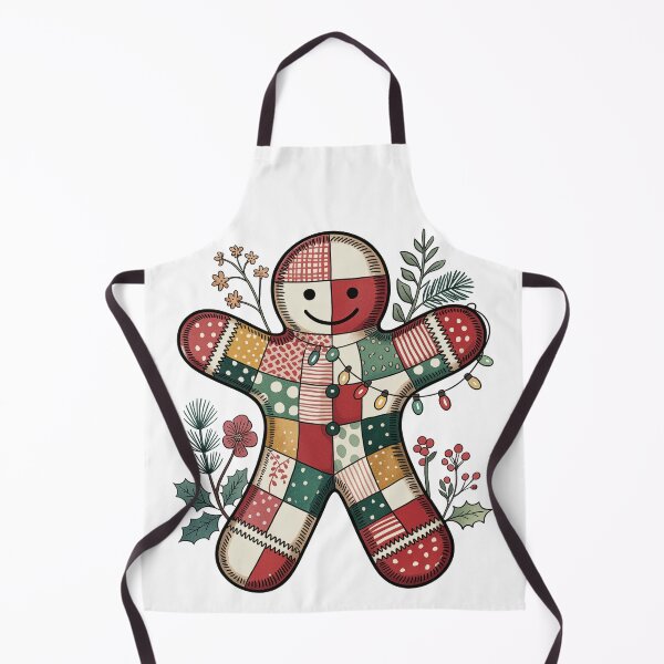 Item preview, Patchwork Christmas Gingerbread designed and sold by jkrphoto.