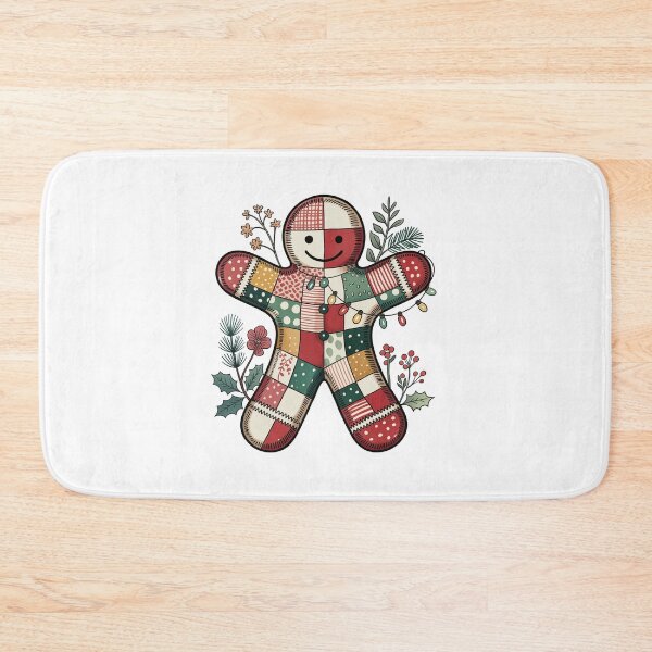 Item preview, Patchwork Christmas Gingerbread designed and sold by jkrphoto.