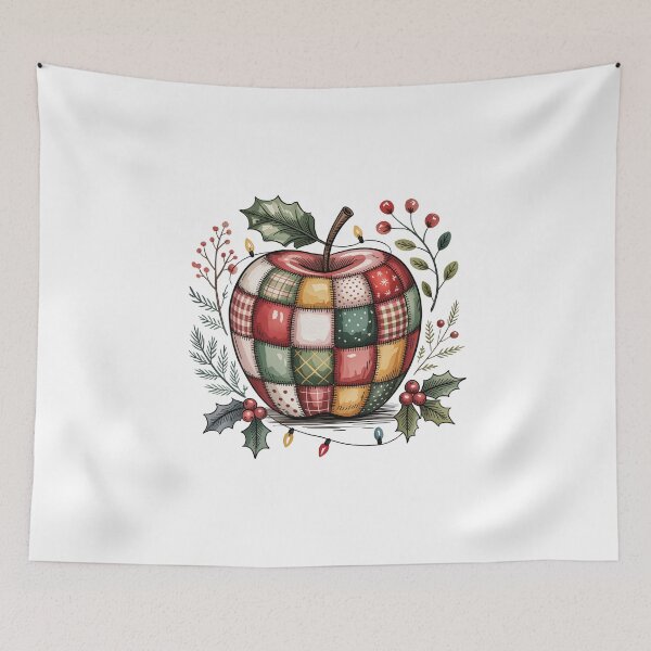 Item preview, Patchwork Christmas Apple designed and sold by jkrphoto.
