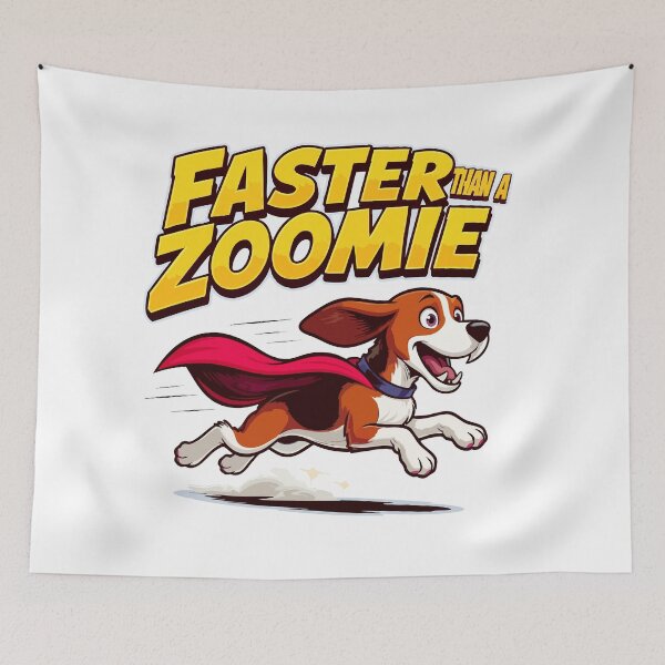 Item preview, Faster Than a Zoomie designed and sold by Tong4130.