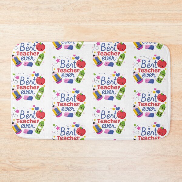 Item preview, Best Teacher Ever Kawaii colorful designed and sold by Designovas.