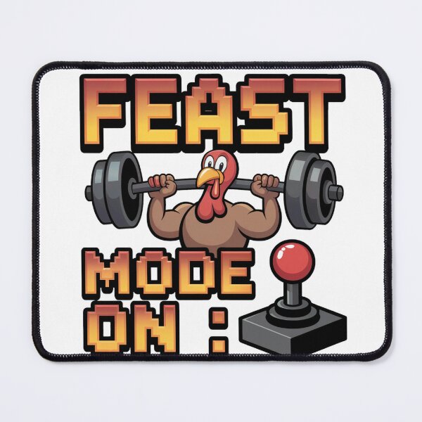 Item preview, Feast Mode ON Funny Gamer Thanksgiving Shirt designed and sold by WSPrintCrafter.