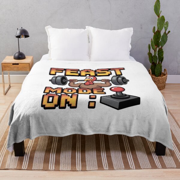 Item preview, Feast Mode ON Funny Gamer Thanksgiving Shirt designed and sold by WSPrintCrafter.