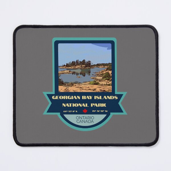Item preview, Georgian Bay Islands National Park Vintage Retro Sticker – Canada National Park Badge Design designed and sold by RouseDesigns.