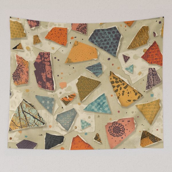 Item preview, Recycled Collage Shard Mosaic 8 designed and sold by Tom-Johnson.