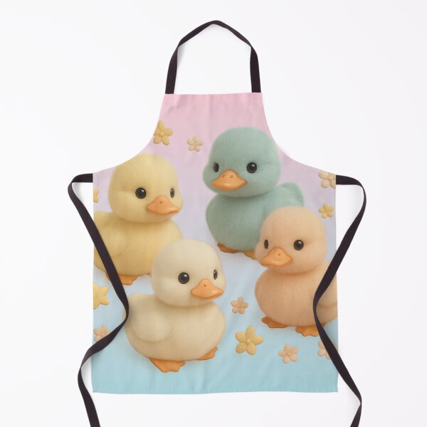 Item preview, Pastel Baby Ducklings – Soft Plush Kawaii Art designed and sold by Bellassi.