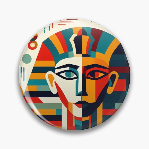 Item preview, Cubist Pharaoh designed and sold by Chicken and Mushroom.