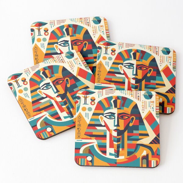 Item preview, Cubist Pharaoh designed and sold by Chicken and Mushroom.
