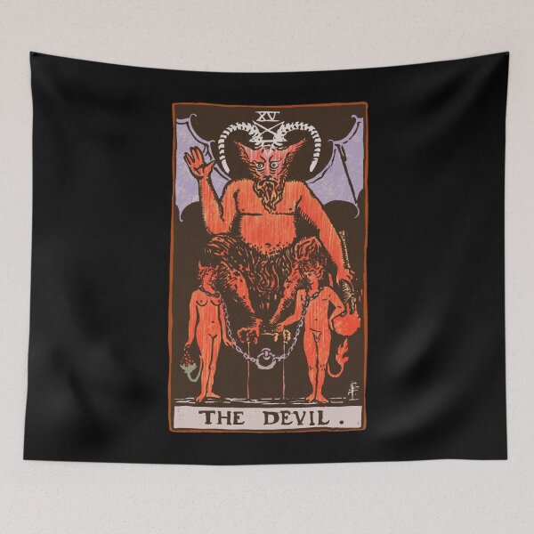 Item preview, The Devil Halloween Tarot designed and sold by IHateDumplings.