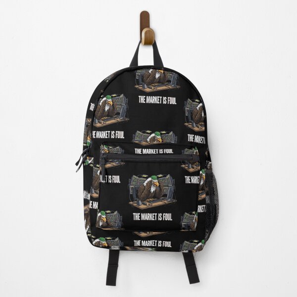 Item preview, “The Market Is Fowl” Eagle Trader Illustration – Gift for Finance Fans designed and sold by Luminari Creations.